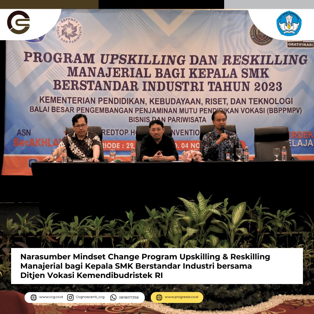 Narasumber Mindset Change Program Upskilling & Reskilling Manajerial ...